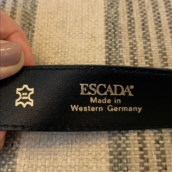 Vintage Escada Suede Belt with Tassel - Picture 2 of 5